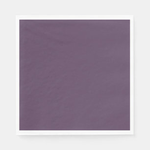 Serviette En Papier Plum solide foncé pourpre foncé