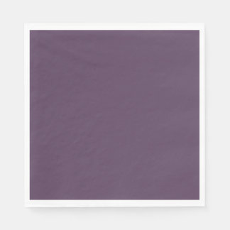 Serviette En Papier Plum solide foncé pourpre foncé