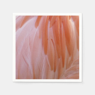 Serviette En Papier Plumes de flamant rose