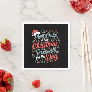 Serviette En Papier Plus susceptible d'acheter des cadeaux de Noël pou