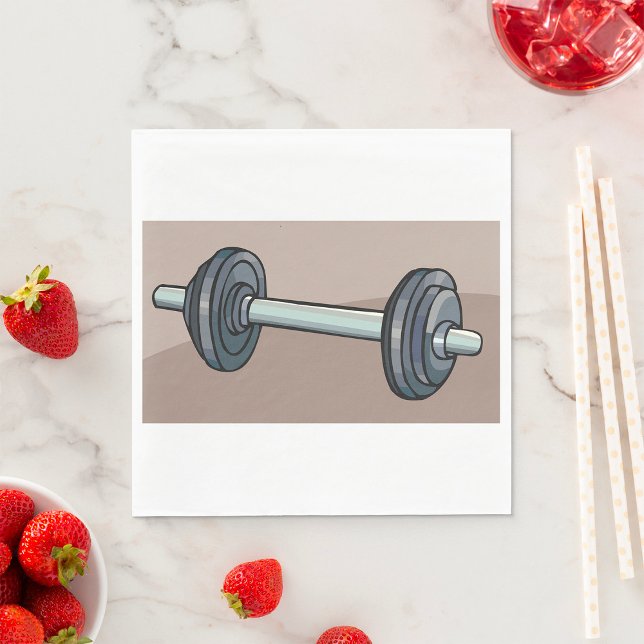 Serviette En Papier Poids de Dumbbell (Créateur téléchargé)