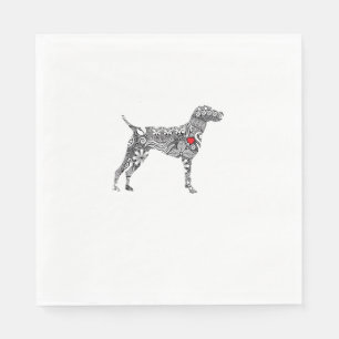 Serviette En Papier Pointeur allemand Shorthair I GSP Chien Maman J'ai