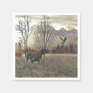 Serviette En Papier Pointeurs allemands à poils courts