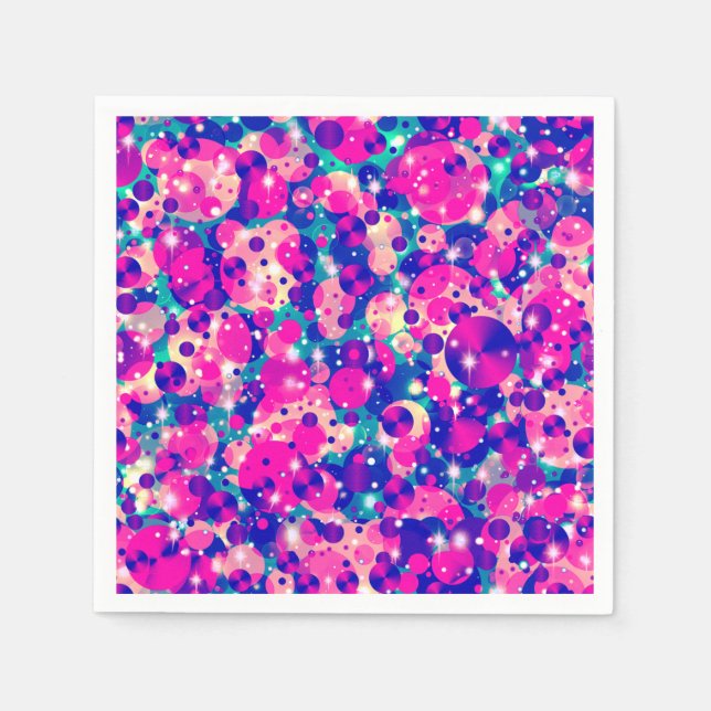 Serviette En Papier Points de fête 4-PAPIER NAPKINS (Devant)