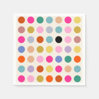 Points géométriques Vintages colorés