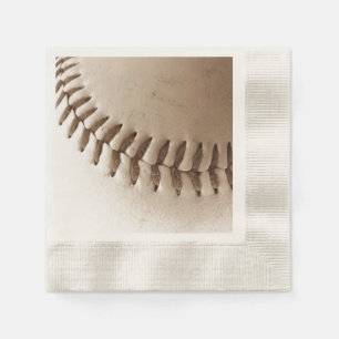 Serviette En Papier Points Nostalgiques De Baseball