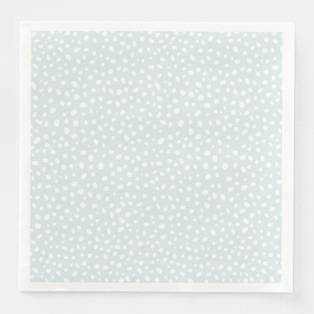 Serviette En Papier Pois de mer inégale conception graphique (Devant)