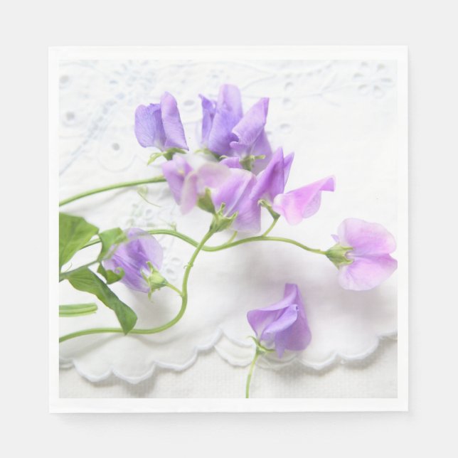 Serviette En Papier Pois doux (Devant)