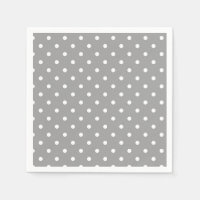 Pois gris et blanc point glamour moderne