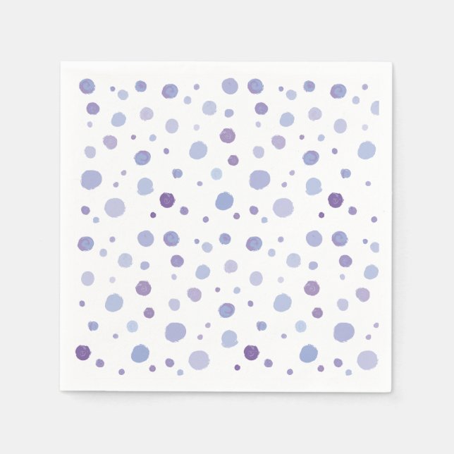 Serviette En Papier pois peint à la main (Devant)