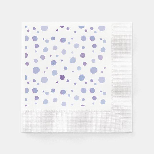 Serviette En Papier pois peint à la main (Devant)
