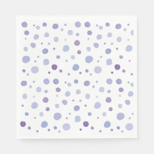 Serviette En Papier pois peint à la main