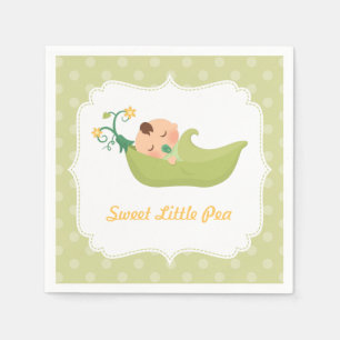 Serviette En Papier Pois sucré dans un Baby shower de pois Fournitures