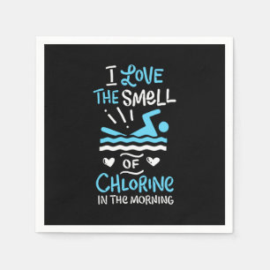 Serviette En Papier Poison de Swimming Swim Sport