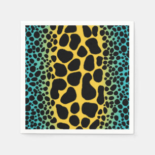 Serviette En Papier Poison mimique grenouille