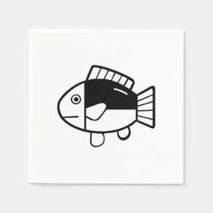 Serviette En Papier Poisson