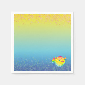 Serviette En Papier Poisson