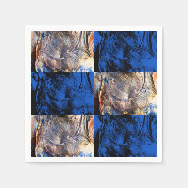 Serviette En Papier poitrine de carnaval (Devant)
