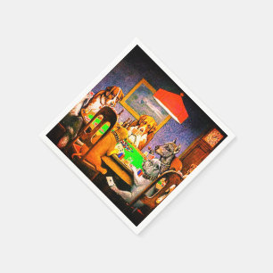 Serviette En Papier Poker