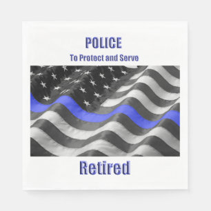 Serviette En Papier Police