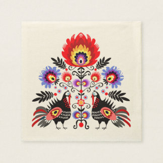 Serviette En Papier polish folk