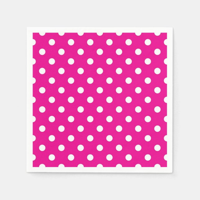 Serviette En Papier Polka dot (Devant)