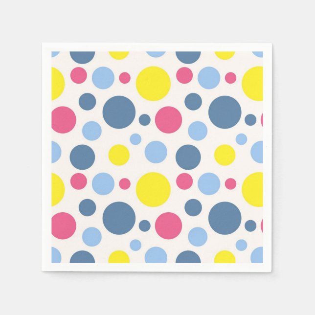 Serviette En Papier Polka dot (Devant)