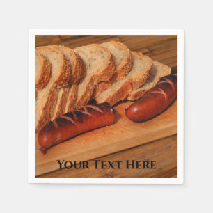 Serviette En Papier Pologne Polska Cuisine polonaise Kielbasa Saucisse