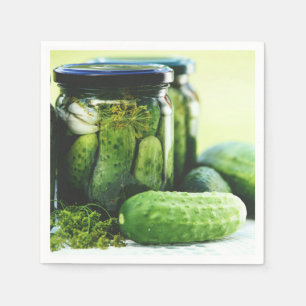 Serviette En Papier Pologne Polska Gherkins Picks alimentaires polonai