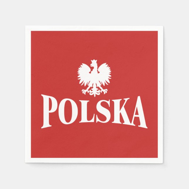 Serviette En Papier Polska Eagle Bar Napkins (Devant)