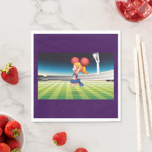 Serviette En Papier Pom-pom girl sur le terrain de sport