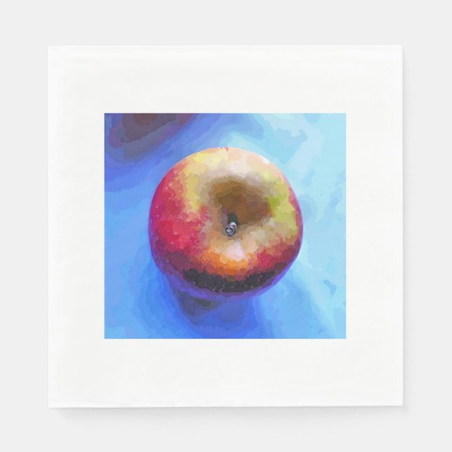 SERVIETTE EN PAPIER POMME (Devant)