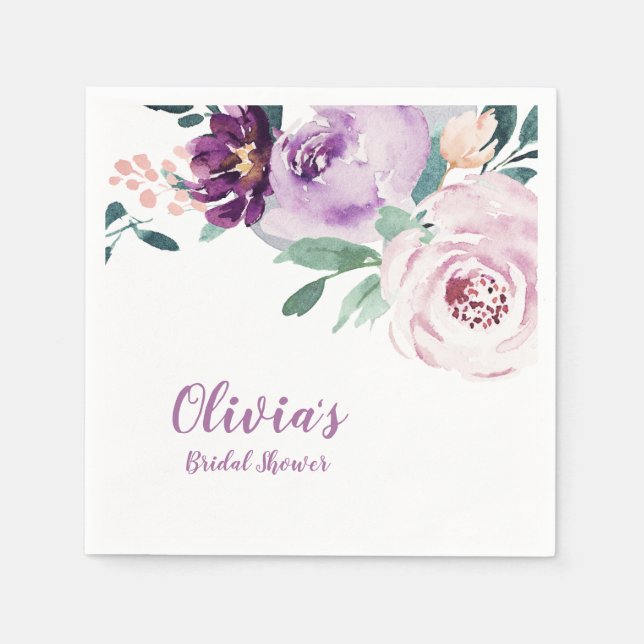 Serviette En Papier Pomme de douche à nuptiale florissante (Devant)