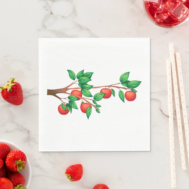 Serviette En Papier Pommier branche Napkins (Créateur téléchargé)