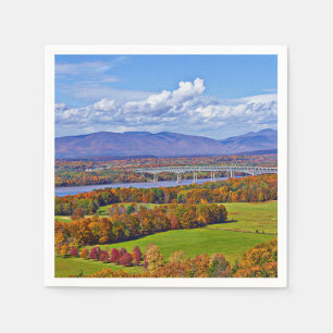Serviette En Papier Pont Rhinecliff à l'automne