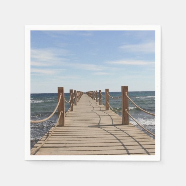 Serviette En Papier Pont sans fin - Papier (Devant)