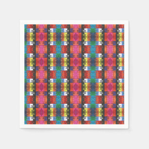 Serviette En Papier Pop art no.1 par Yeshaya Dank - unité et harmonie