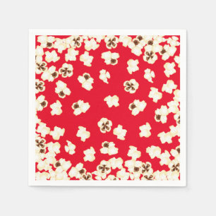 Serviette En Papier Popcorn Anniversaire de la fête du cinéma