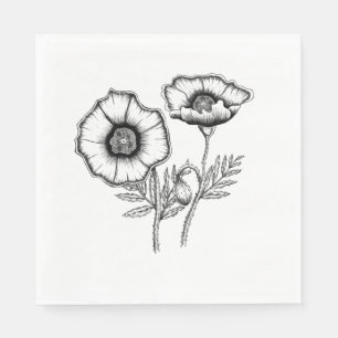 Serviette En Papier Poppy