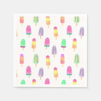 Serviette En Papier Popsicle de crème glacée