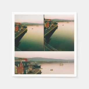 Serviette En Papier Port de Tobermory, île de Mull, Écosse