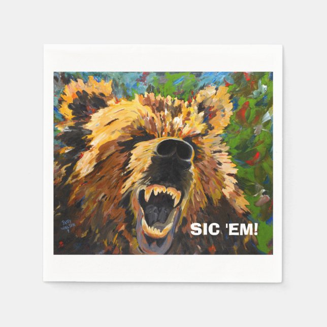 SERVIETTE EN PAPIER PORTEZ DES NAPKINS (Devant)