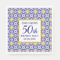 Portugais Carreaux Bleu 50e anniversaire Méditerra