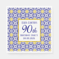 Portugais Carreaux Bleu 90e anniversaire Méditerra