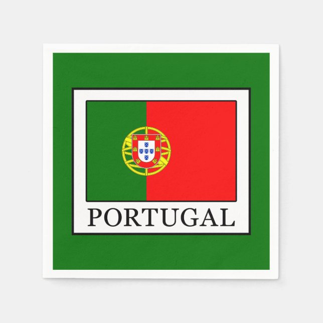 Serviette En Papier Portugal (Devant)