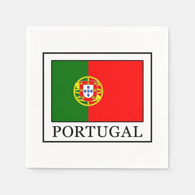 Serviette En Papier Portugal (Devant)