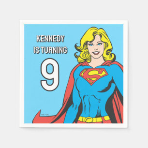 Serviette En Papier Poses de Supergirl