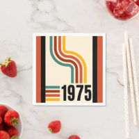 poster vintage Retro Stripes 1975