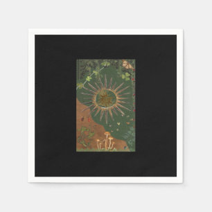 Serviette En Papier Poster Whimsigoth Swirl