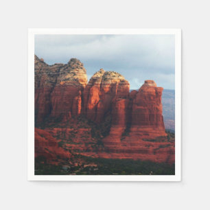 Serviette En Papier Pot de café nuageux Rock à Sedona Arizona